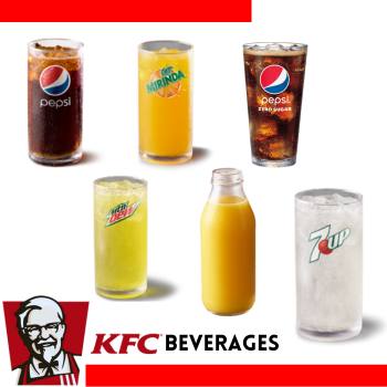 KFC UAE beverages Nutrition Facts